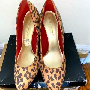 Leopard print heels